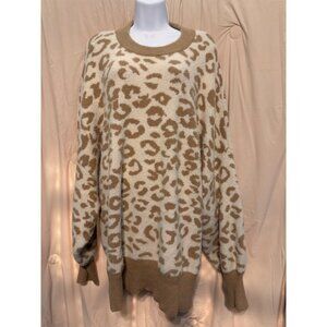 Aerie NEW Sweater Cheetah XXL $64.85
